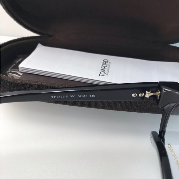 Tom Ford TF5433 001 Black Eyeglasses Frame RX 53-19 31 - Picture 7 of 7